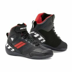 REV'IT! Men's Black/Neon Red G-Force Shoes