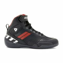REV'IT! Men's Black/Neon Red G-Force Shoes -Outlet Jackets Store 10021980 D V3