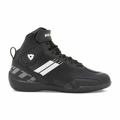 REV'IT! Men's Black/White G-Force Shoes -Outlet Jackets Store 10021982 D V3