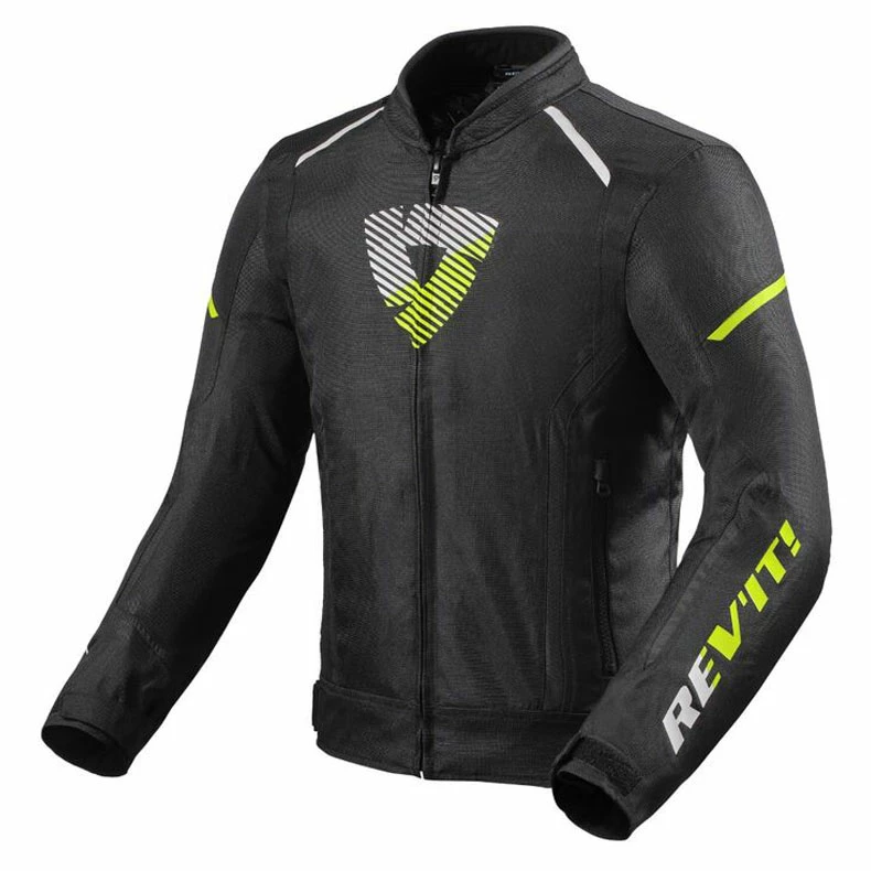 REV'IT! Men's Black/Hi-Viz Sprint H2O Jacket 3 REV'IT! Men's Black/Hi-Viz Sprint H2O Jacket