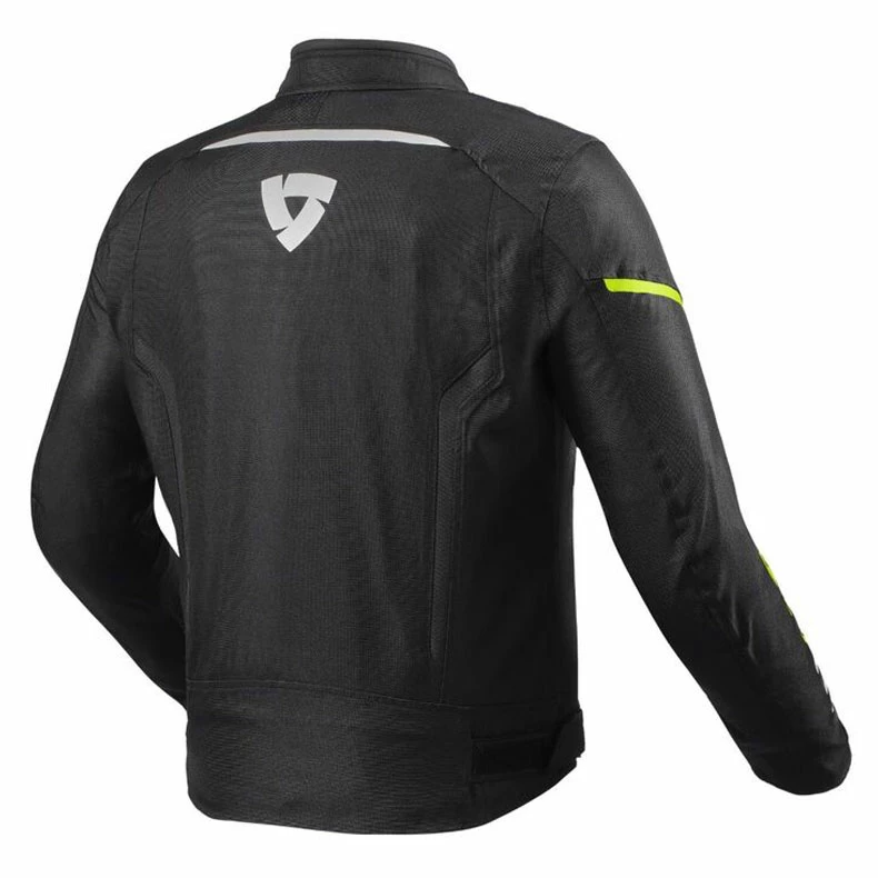 REV'IT! Men's Black/Hi-Viz Sprint H2O Jacket 4 REV'IT! Men's Black/Hi-Viz Sprint H2O Jacket - Image 2