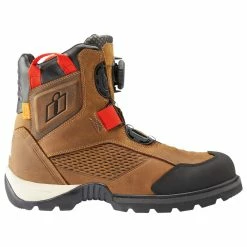 ICON Men's Brown Stormhawk Waterproof Boots -Outlet Jackets Store 10031294 C V6