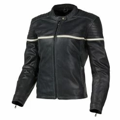 Bilt Women's Black/Cream Alder 2 Leather Jacket