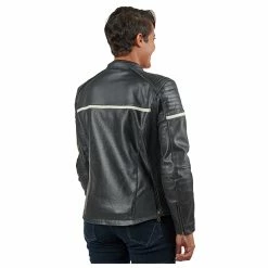 Bilt Women's Black/Cream Alder 2 Leather Jacket -Outlet Jackets Store 10042204 E V27