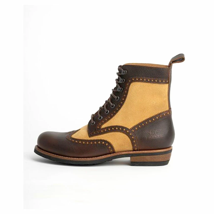 Rokker Men's Frisco Brogue Boots 4 Rokker Men's Frisco Brogue Boots - Image 2