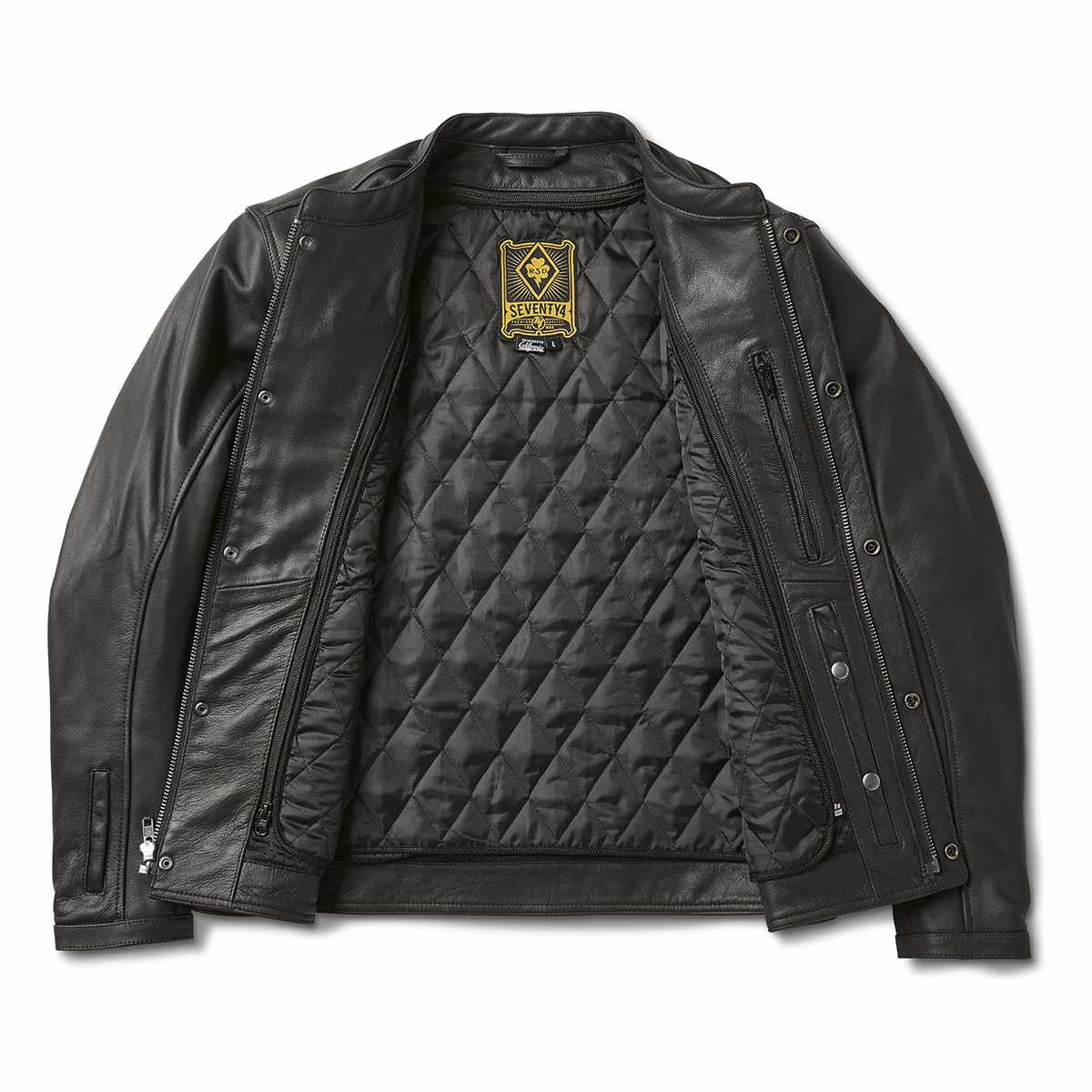 Roland Sands Design Men's Dark Brown Paramount Seventy4 CE Leather Jacket 5 Roland Sands Design Men's Dark Brown Paramount Seventy4 CE Leather Jacket - Image 3