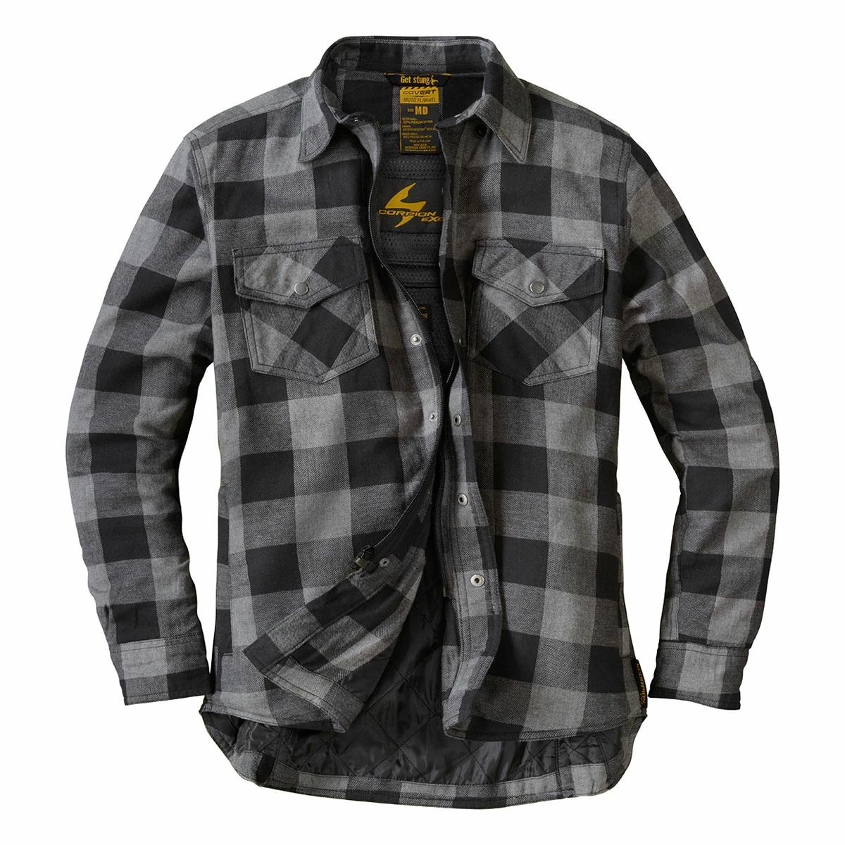 Scorpion EXO Black/Grey Covert Women's Flannel Shirt 3 Scorpion EXO Black/Grey Covert Women's Flannel Shirt