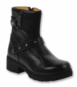 Milwaukee Motorcycle Clothing Company Milwaukee Motorcycle Clothing Co. Women's Delusion Black Leather Boots