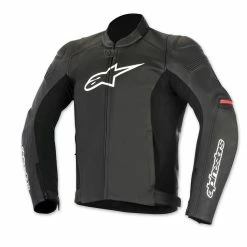 Alpinestars Men's SP-1 Black/Red Leather Jacket