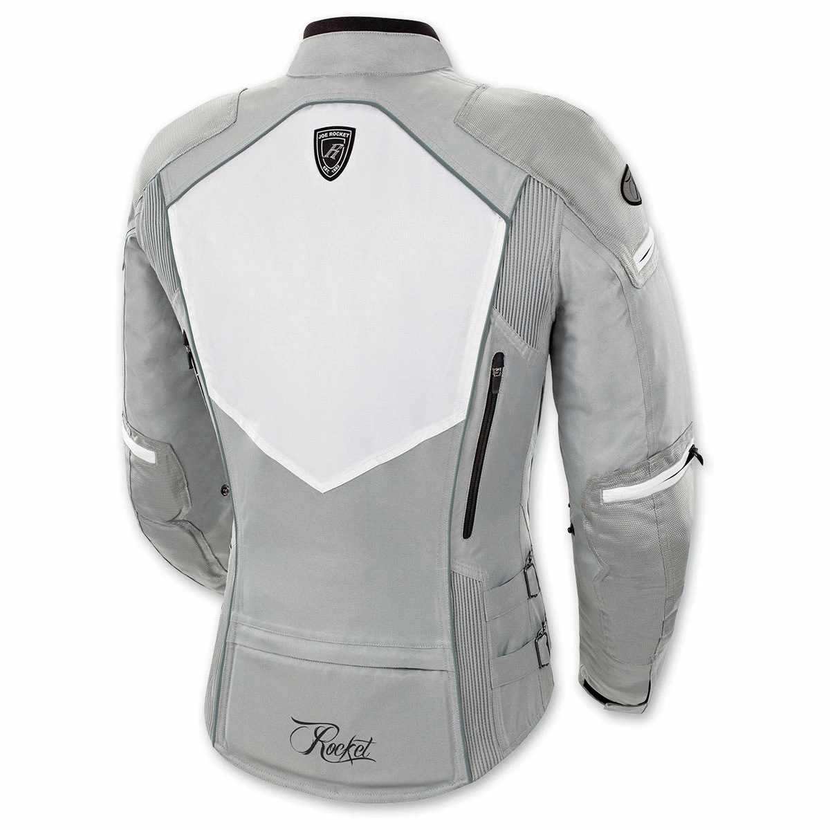 Joe Rocket Women's Atomic 5.0 White/Silver Jacket 4 Joe Rocket Women's Atomic 5.0 White/Silver Jacket - Image 2