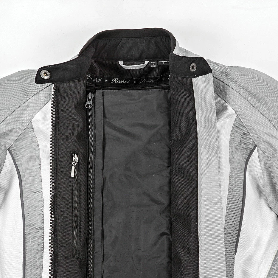 Joe Rocket Women's Atomic 5.0 White/Silver Jacket 5 Joe Rocket Women's Atomic 5.0 White/Silver Jacket - Image 3