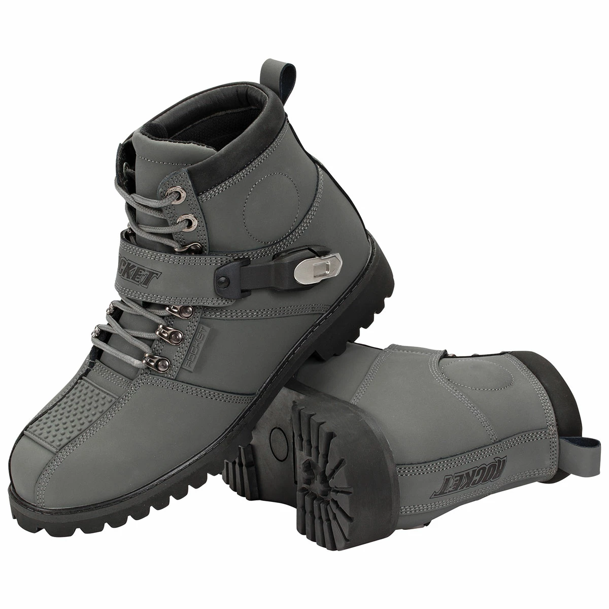 Joe Rocket Men's Big Bang 2.0 Gray Boots 4 Joe Rocket Men's Big Bang 2.0 Gray Boots - Image 2