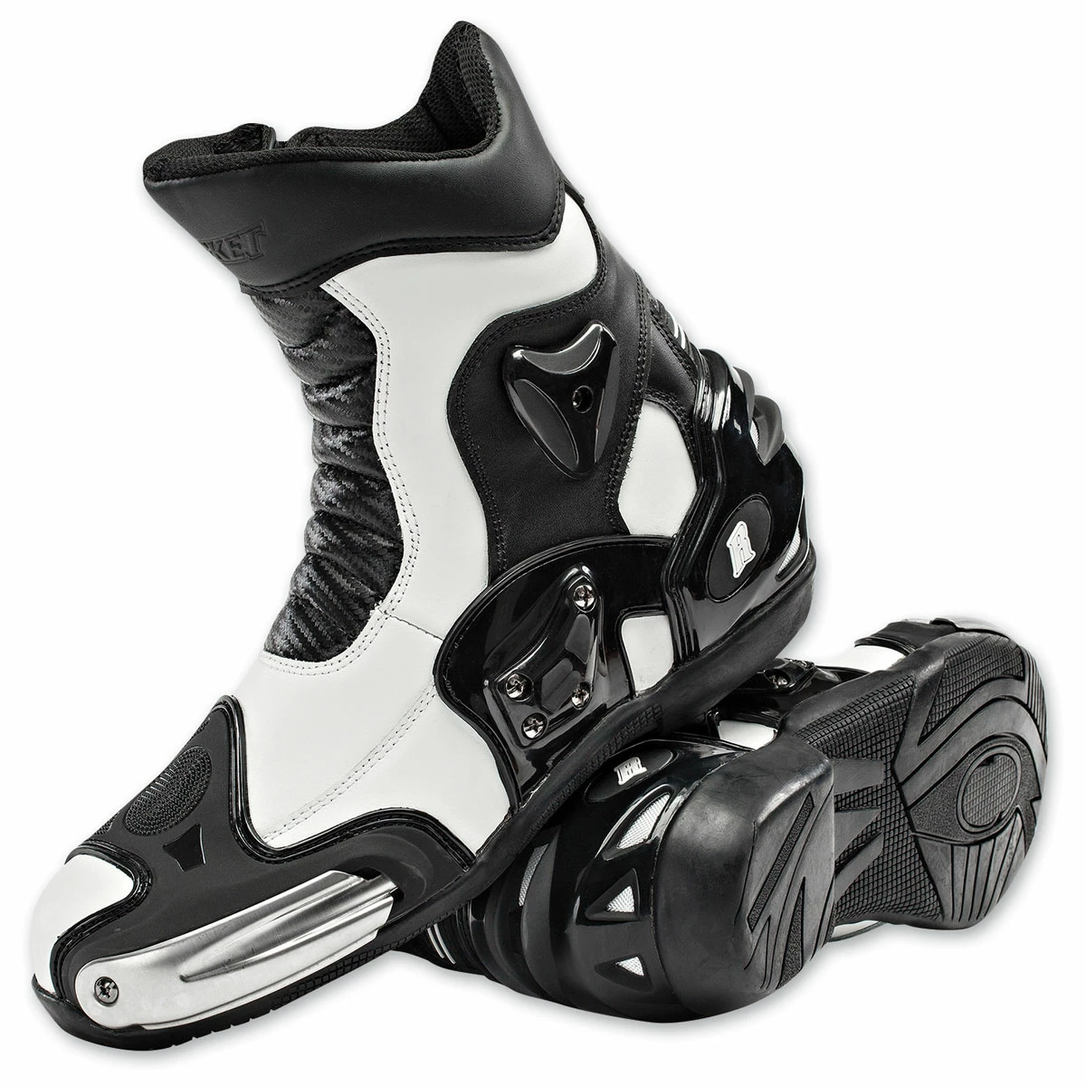 Joe Rocket Men's Super Street White Boots 4 Joe Rocket Men's Super Street White Boots - Image 2