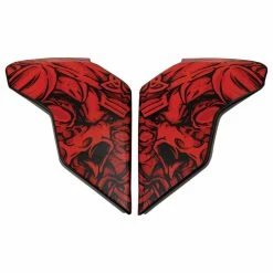 ICON Airflite Krom Red Sideplates