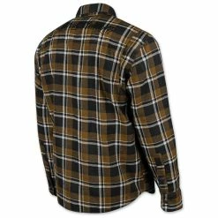 Speed And Strength Men's Black Nine Brown Flannel Moto Jacket -Outlet Jackets Store 166 9020 D V1