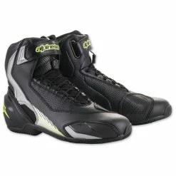 Alpinestars Men's SP-1 V2 Vented Black/Silver/Yellow Boots