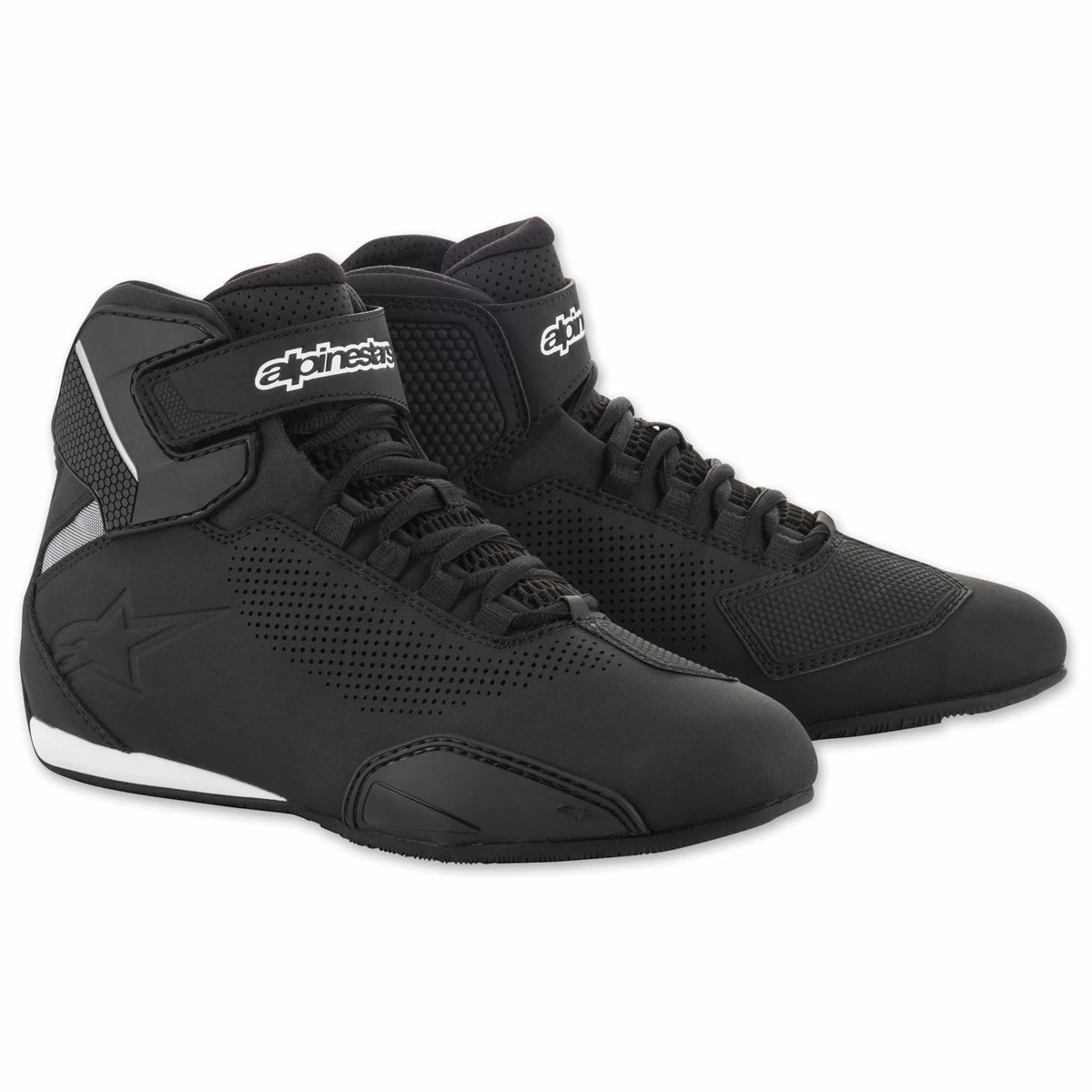 Alpinestars Men's Sektor Vented Black Shoes 3 Alpinestars Men's Sektor Vented Black Shoes