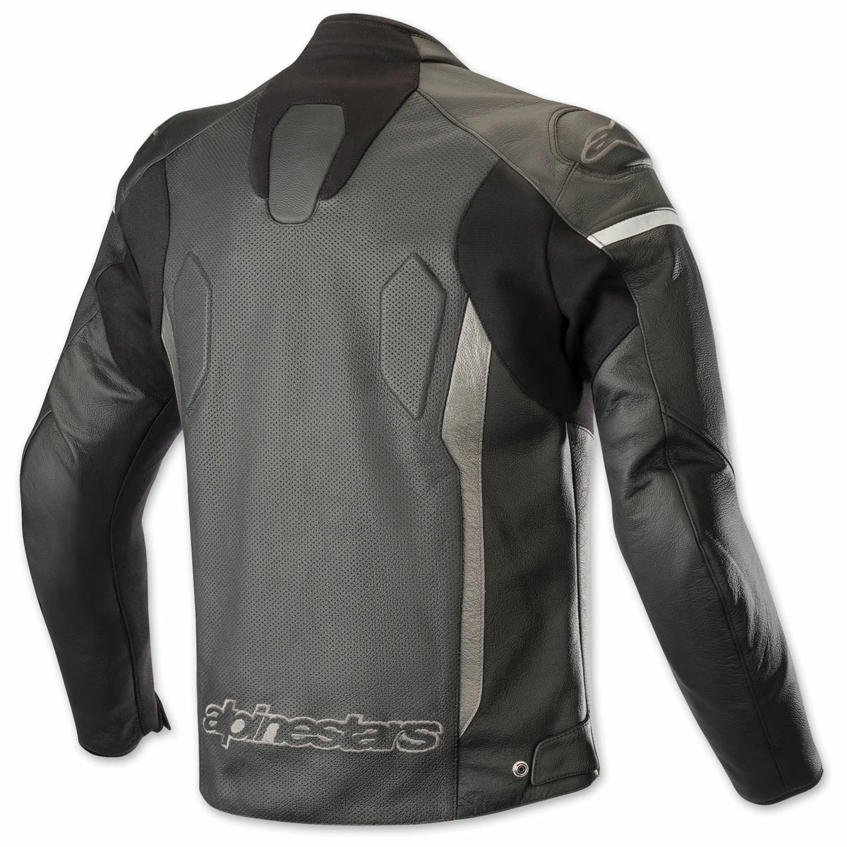 Alpinestars Men's Faster Airflow Black/Black Leather Jacket 4 Alpinestars Men's Faster Airflow Black/Black Leather Jacket - Image 2
