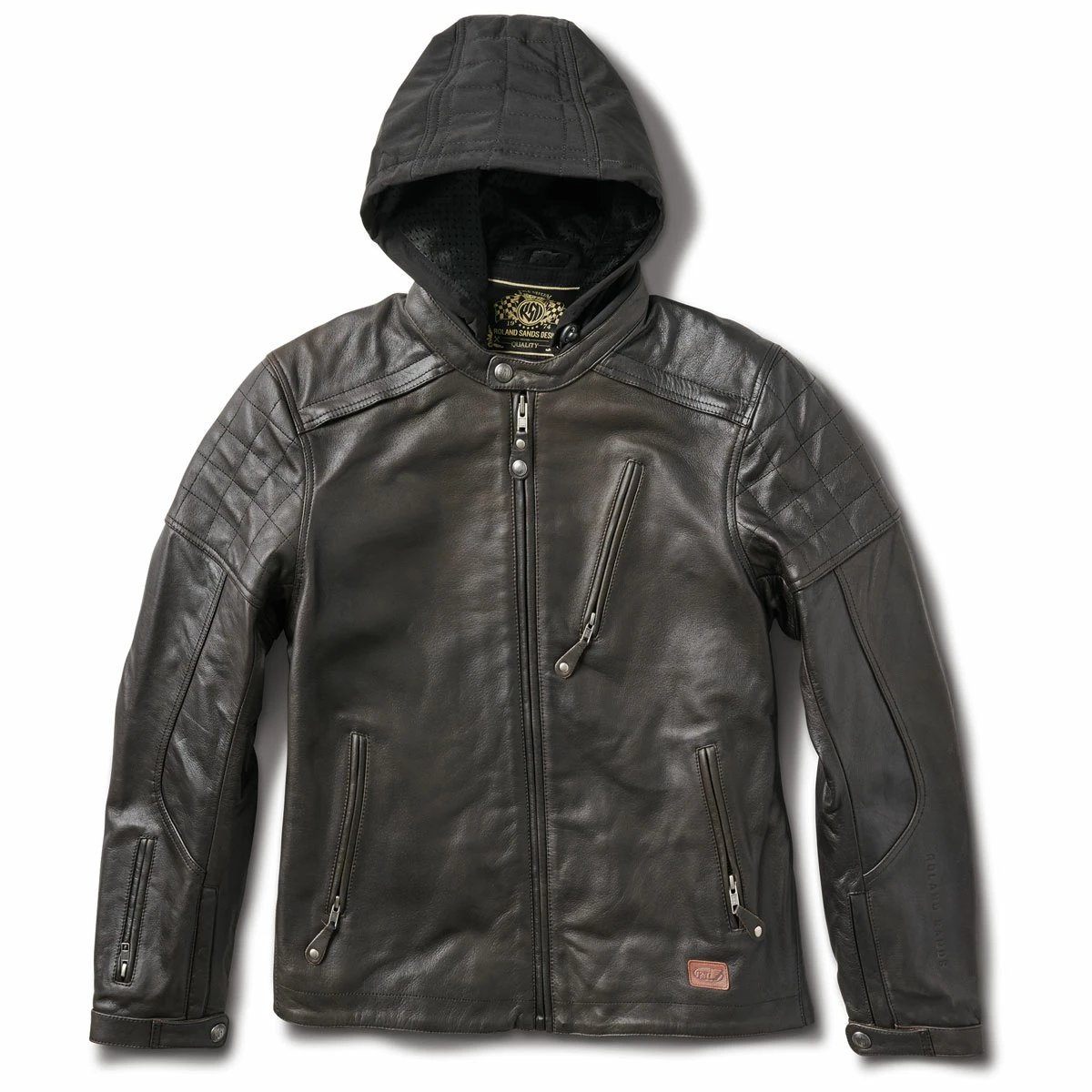 Roland Sands Design Men's Jagger Tobacco Leather Jacket 3 Roland Sands Design Men's Jagger Tobacco Leather Jacket