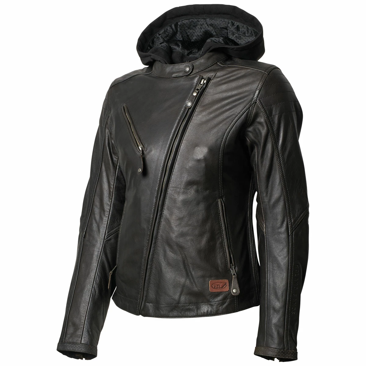 Roland Sands Design Women's Mia Tobacco Leather Jacket 4 Roland Sands Design Women's Mia Tobacco Leather Jacket - Image 2