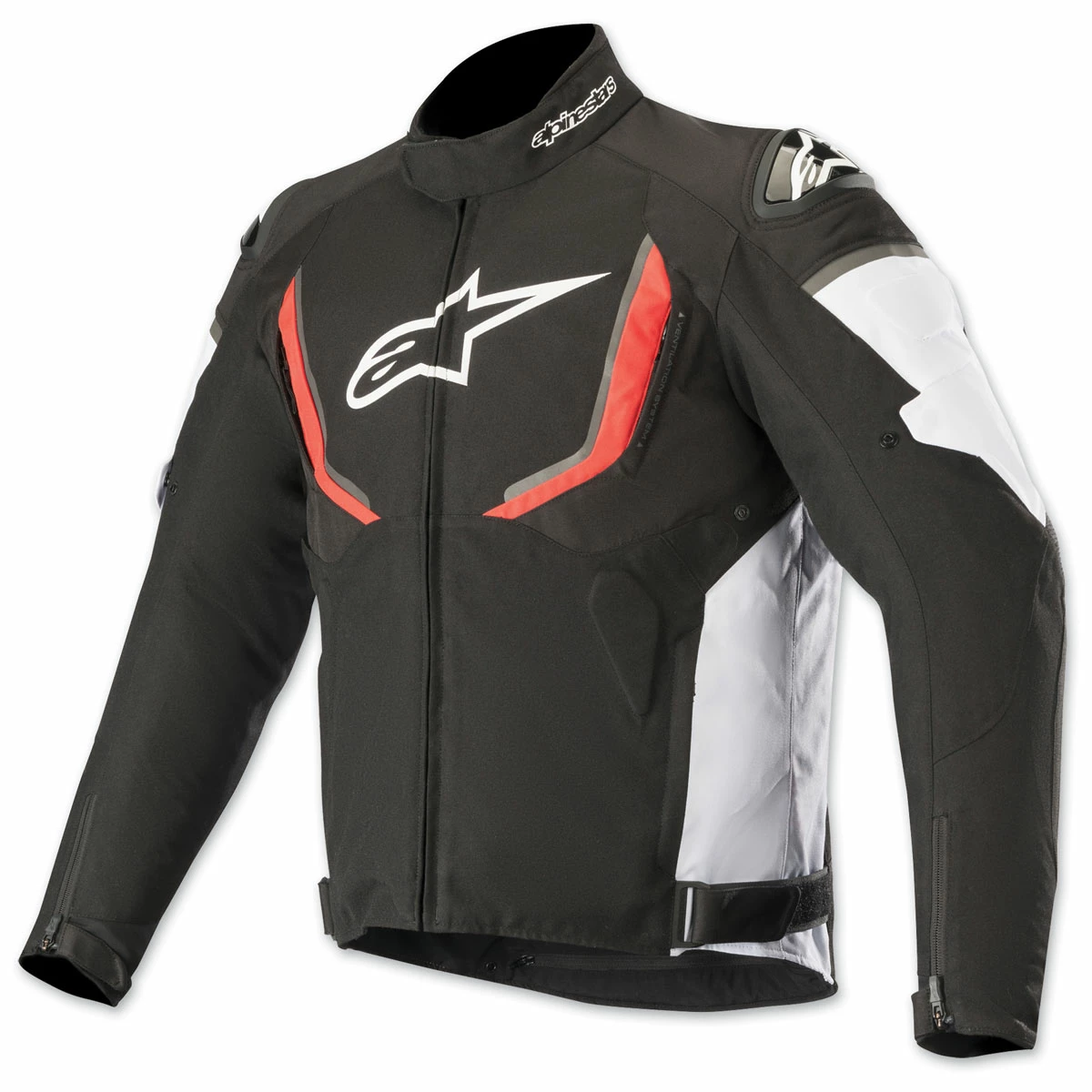 Alpinestars Men's T-GPR V2 Waterproof Black/White/Red Textile Jacket 3 Alpinestars Men's T-GPR V2 Waterproof Black/White/Red Textile Jacket
