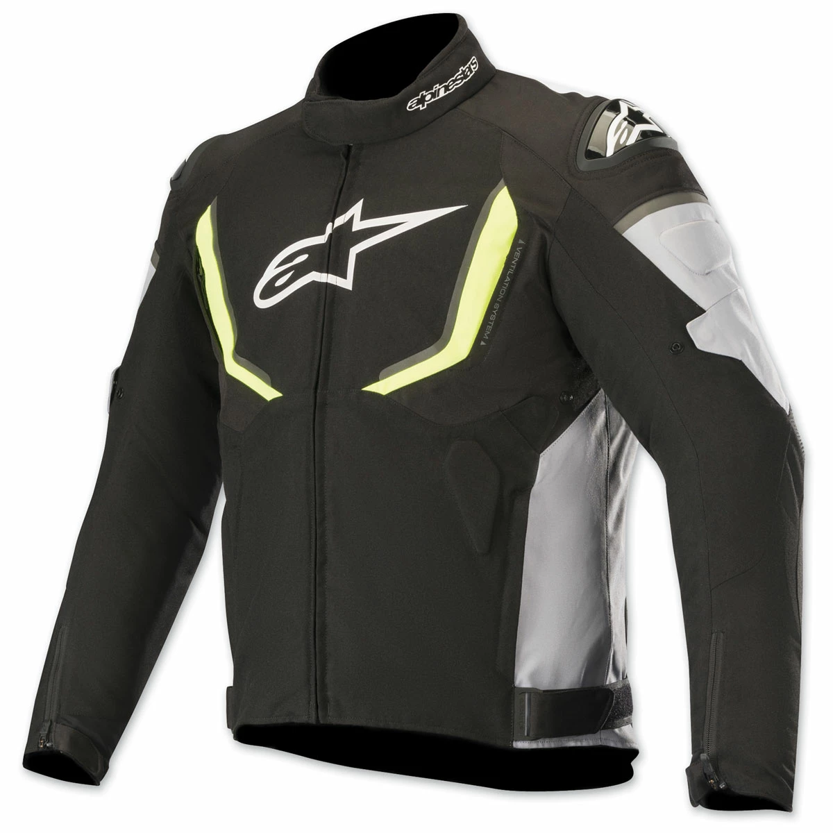 Alpinestars Men's T-GPR V2 Waterproof Black/White/Yellow Textile Jacket 3 Alpinestars Men's T-GPR V2 Waterproof Black/White/Yellow Textile Jacket