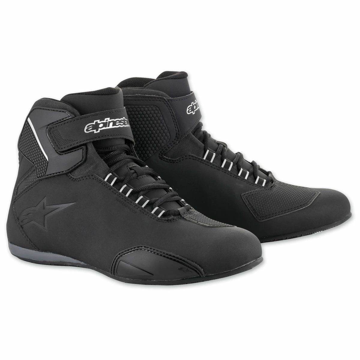 Alpinestars Men's Sektor Waterproof Black Shoes 3 Alpinestars Men's Sektor Waterproof Black Shoes