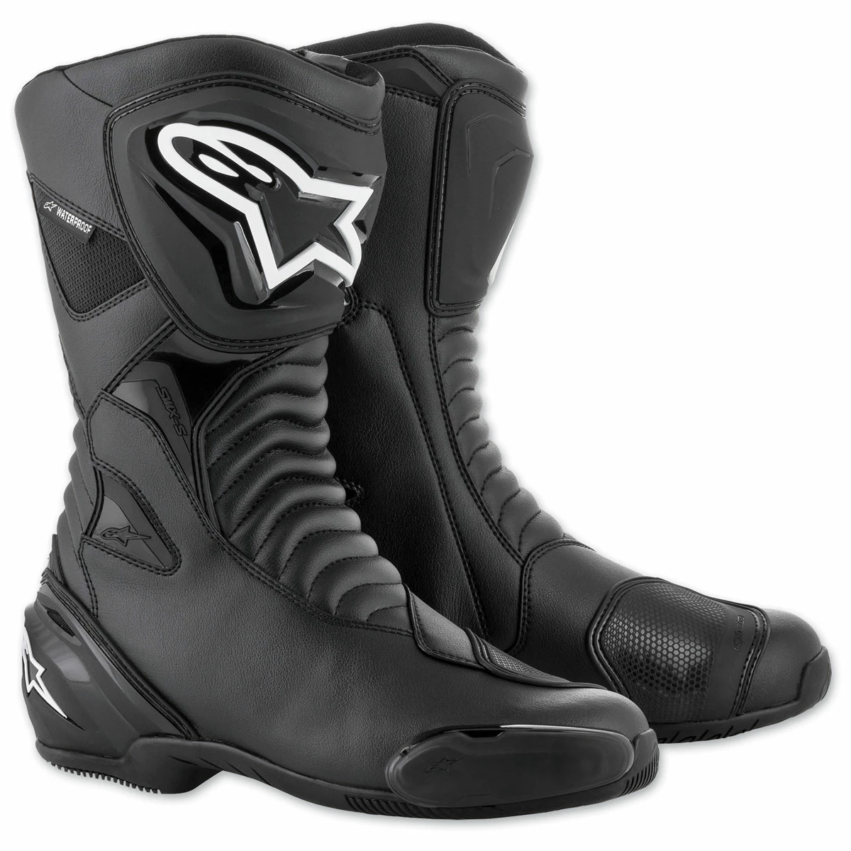 Alpinestars Men's SMX-S Waterproof Black Boots 3 Alpinestars Men's SMX-S Waterproof Black Boots