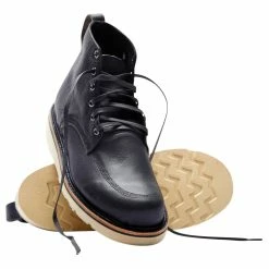 Broken Homme Men's Jamie Black Leather Boots -Outlet Jackets Store 240 2394 C V1