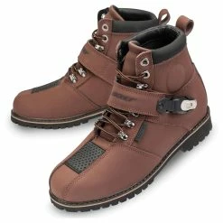 Joe Rocket Mens Big Bang 2.0 Brown Leather Boots