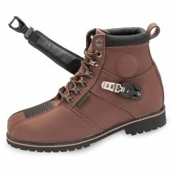 Joe Rocket Mens Big Bang 2.0 Brown Leather Boots -Outlet Jackets Store 240 3259 D V1