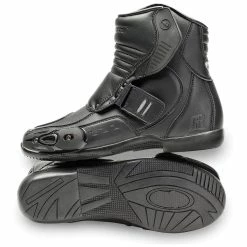 Joe Rocket Men's Razor Black Leather Boots -Outlet Jackets Store 240 3316 C V1