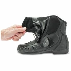 Joe Rocket Men's Razor Black Leather Boots -Outlet Jackets Store 240 3316 E V1