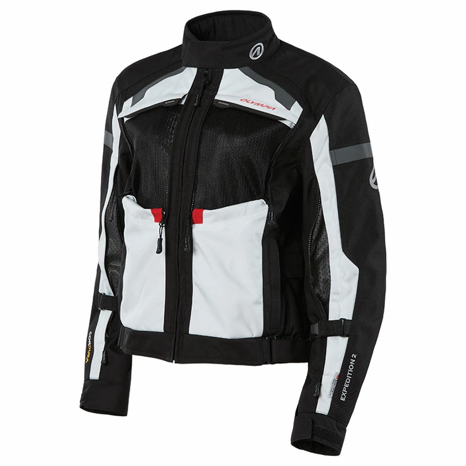 Olympia Moto Sports Women's Expedition II Ivory Textile Jacket 7 Olympia Moto Sports Women's Expedition II Ivory Textile Jacket - Image 5