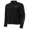 Olympia Moto Sports Men's Dallas Black Mesh Jacket -Outlet Jackets Store 240 3982 A V1