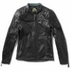Roland Sands Design Women's Trinity Black Perforated Leather Jacket -Outlet Jackets Store 305 1655 A V1