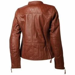 Roland Sands Design Women's Trinity Brown Perforated Leather Jacket 7 Roland Sands Design Women's Trinity Brown Perforated Leather Jacket -Outlet Jackets Store 305 1661 C V1