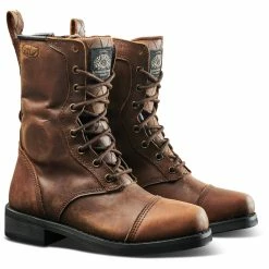 Roland Sands Design Women's Cajon Brown Leather Boots