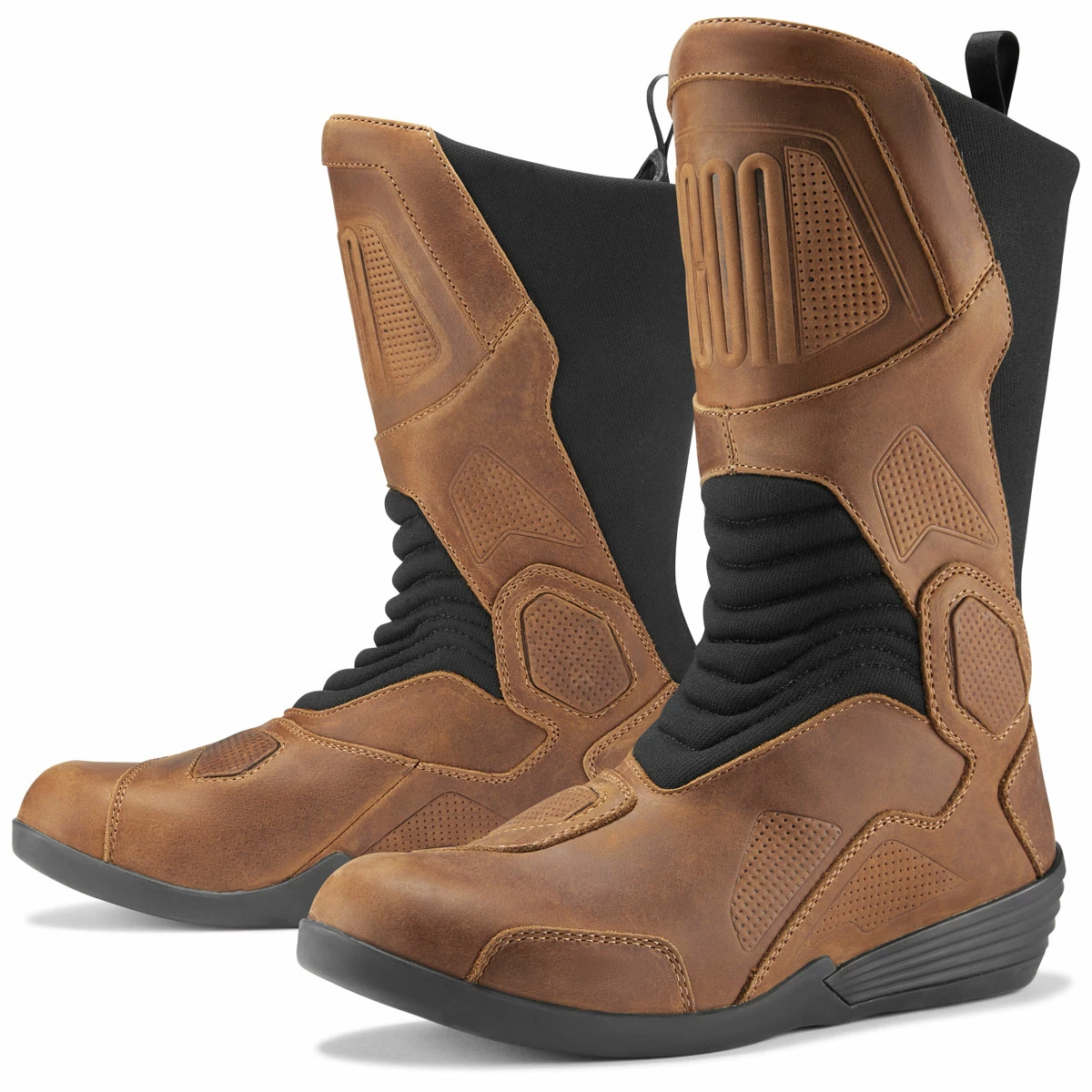 ICON Men's Joker Waterproof Brown Leather Boots 3 ICON Men's Joker Waterproof Brown Leather Boots
