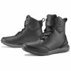 ICON Men's Varial Black Leather Boots -Outlet Jackets Store 305 3587 A V1
