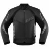 ICON Men's Hypersport 2 Black Leather Jacket -Outlet Jackets Store 305 3687 A V1