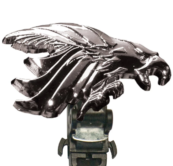 Biker Boot Straps Silver Eagle 6" Boot Straps 4 Biker Boot Straps Silver Eagle 6" Boot Straps - Image 2