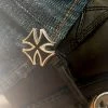 Biker Boot Straps Maltese Cross 4" Boot Straps -Outlet Jackets Store 308 246 A V1