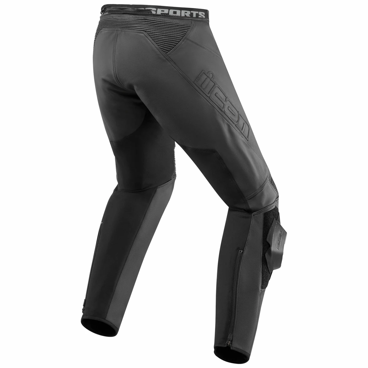 ICON Men's Hypersport 2 Black Leather Pants 4 ICON Men's Hypersport 2 Black Leather Pants - Image 2
