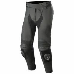 Alpinestars Men's Missile V2 Airflow Black Leather Pants