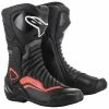 Alpinestars Men's SMX-6 V2 Vented Black/Gray/Red Fluo Boots -Outlet Jackets Store 350 1585 A V1