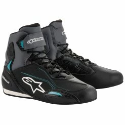 Alpinestars Women's Stella Faster-3 Black/Gray/Ocean Boots