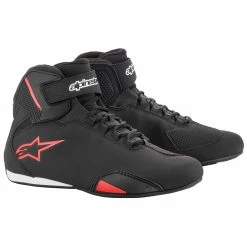 Alpinestars Men's Sektor Black/Red Riding Shoes