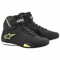 Alpinestars Men's Sektor Black/Yellow Riding Shoes