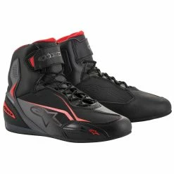 Alpinestars Men's Faster-3 Black/Gray/Red Shoes